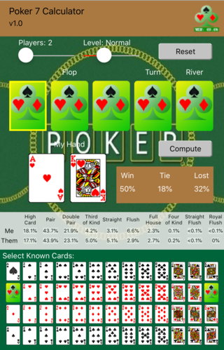 Smartphone: Main screen